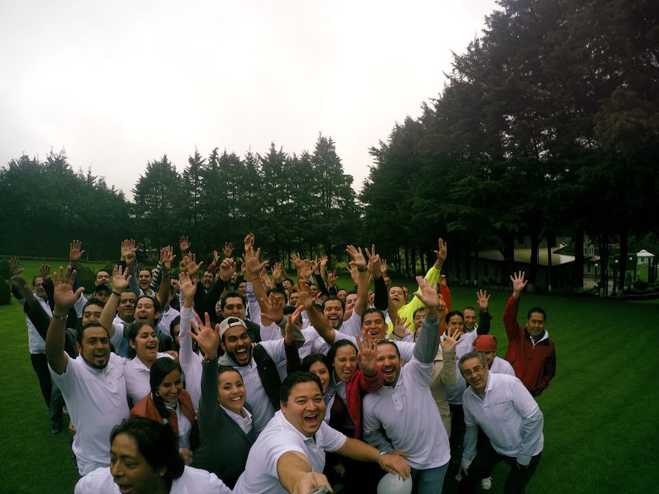 Selfie de grupo en un taller vivencial